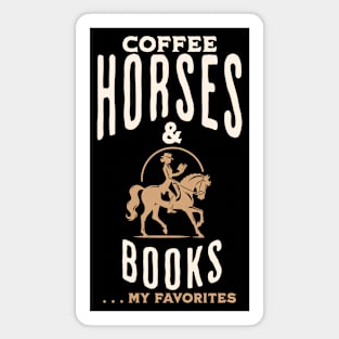 Horse Girl Coffee Lover Magnet